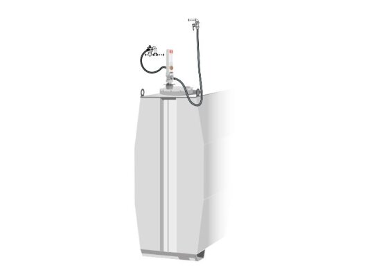 Oil extraction kit with PM 6 pump, 10:1 for wall mounting, art. 379910