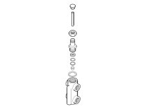 Baltur 1/2" x 3/8" pressure regulator, art: 16320.